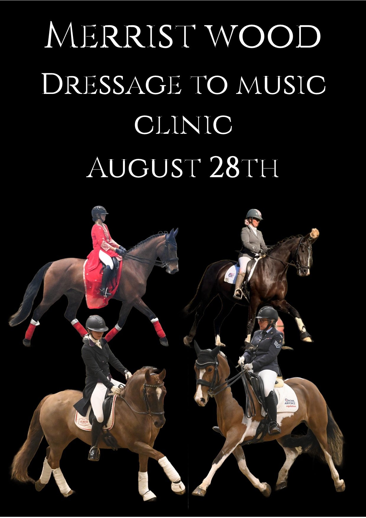Dressage to Music Clinic with Gaynor Colbourn Merrist Wood August 28th